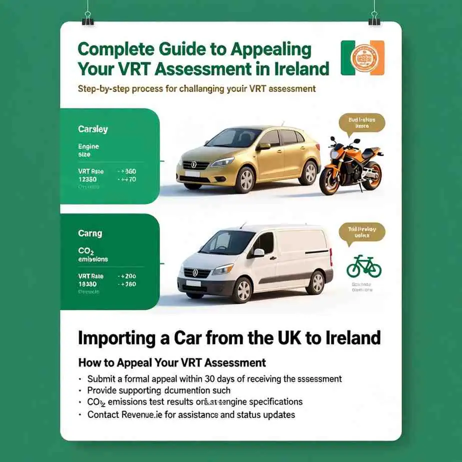 Complete guide to appealing your VRT assessment in Ireland